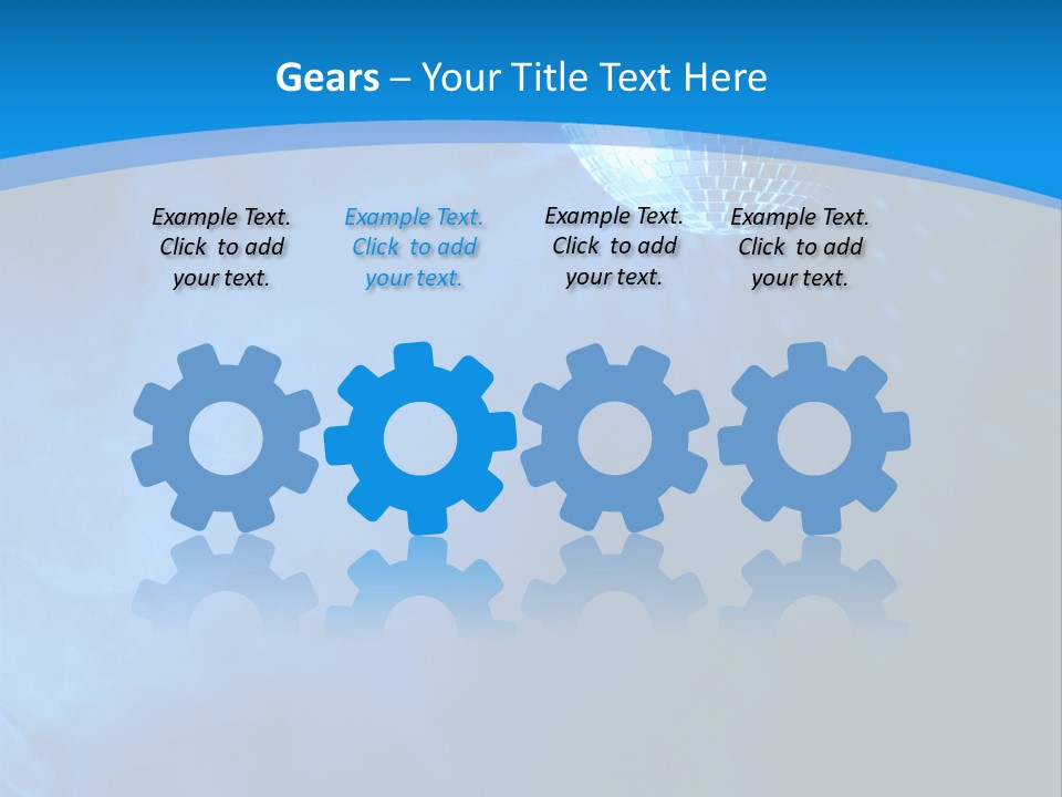 Discoball Music Ball PowerPoint Template