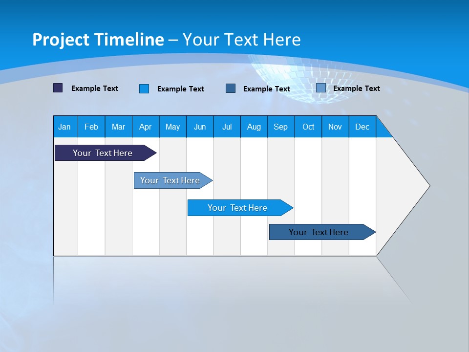 Discoball Music Ball PowerPoint Template