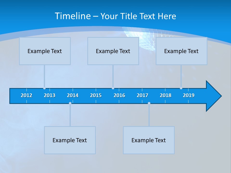 Discoball Music Ball PowerPoint Template