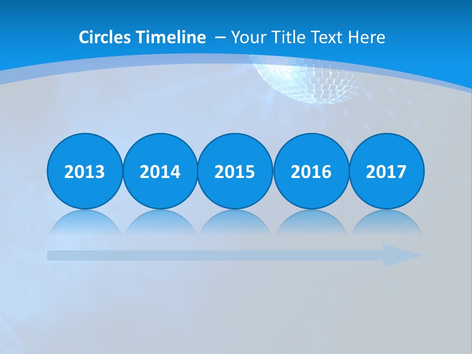 Discoball Music Ball PowerPoint Template