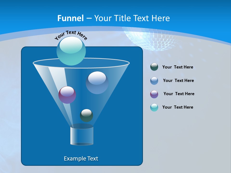 Discoball Music Ball PowerPoint Template