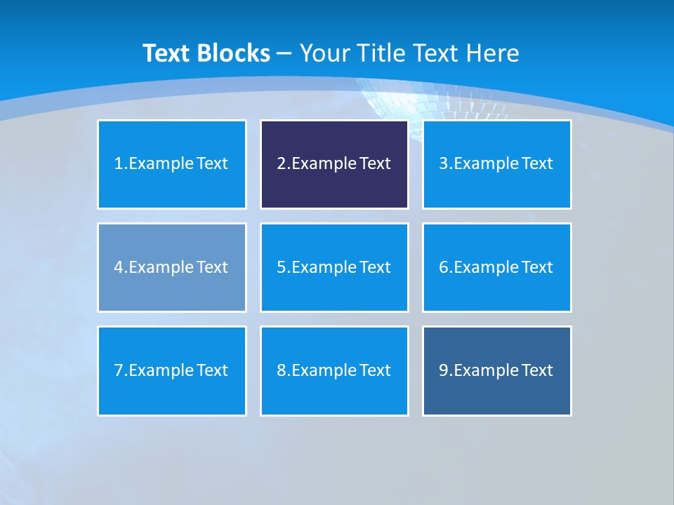 Discoball Music Ball PowerPoint Template