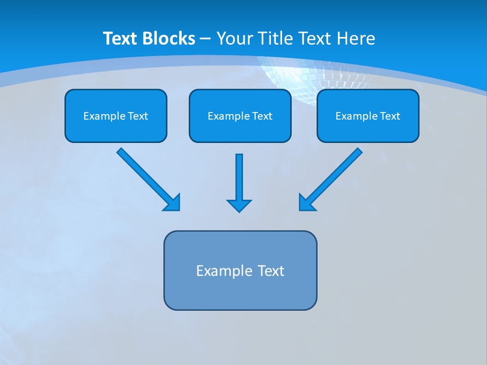 Discoball Music Ball PowerPoint Template