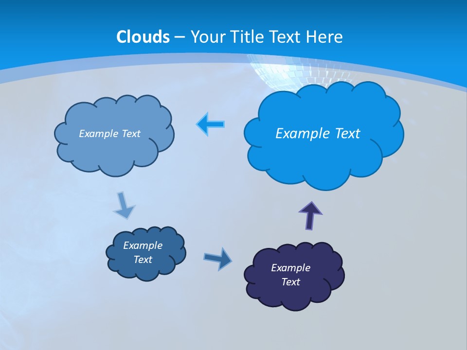 Discoball Music Ball PowerPoint Template
