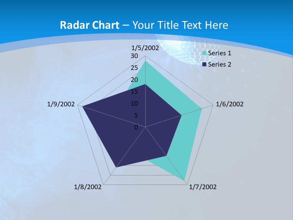 Discoball Music Ball PowerPoint Template