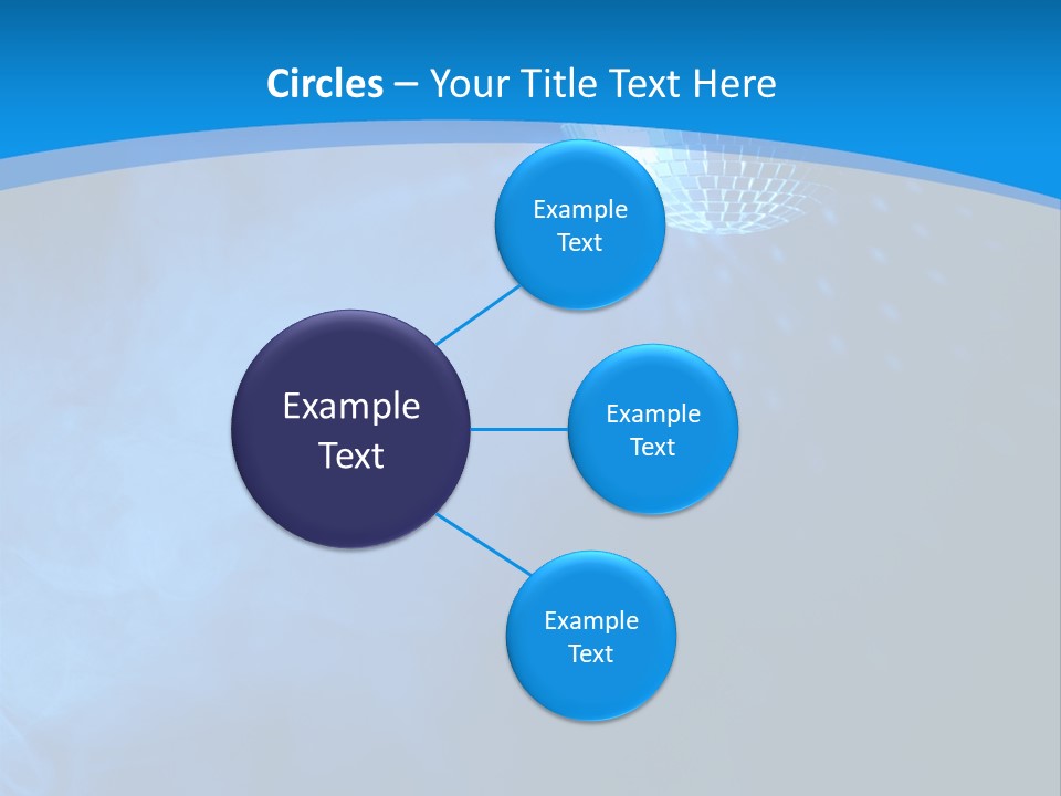 Discoball Music Ball PowerPoint Template