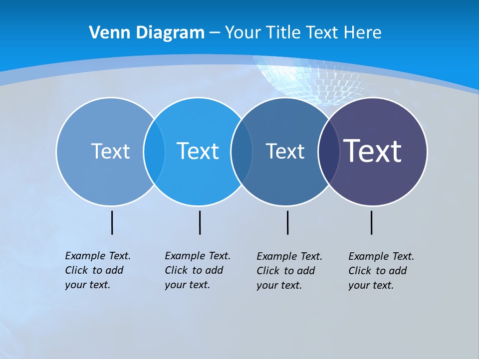 Discoball Music Ball PowerPoint Template