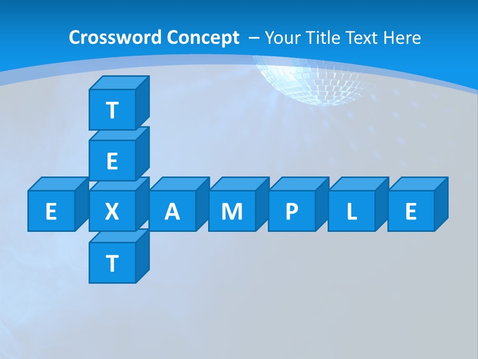 Discoball Music Ball PowerPoint Template