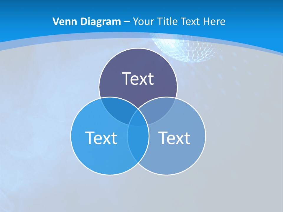 Discoball Music Ball PowerPoint Template