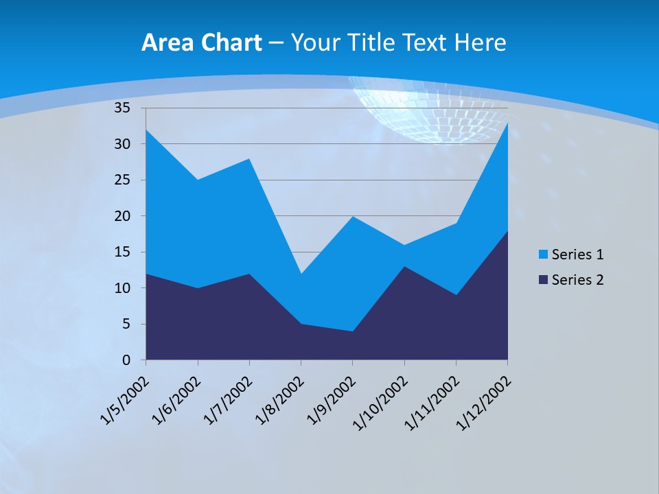Discoball Music Ball PowerPoint Template