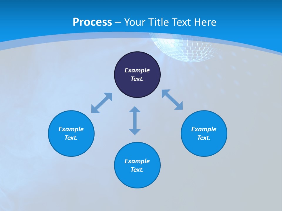 Discoball Music Ball PowerPoint Template