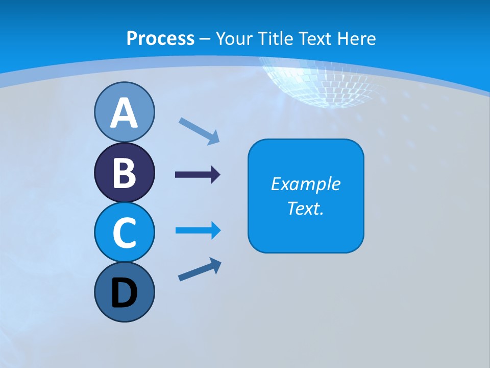 Discoball Music Ball PowerPoint Template