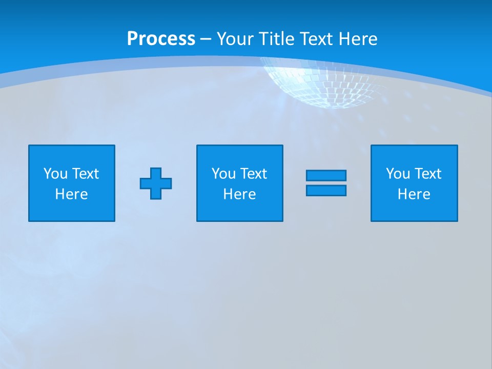 Discoball Music Ball PowerPoint Template