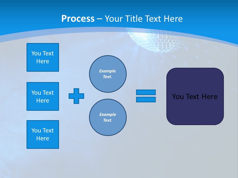 Discoball Music Ball PowerPoint Template
