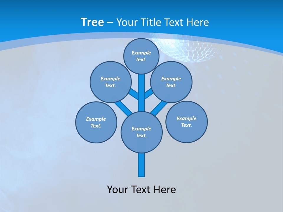 Discoball Music Ball PowerPoint Template