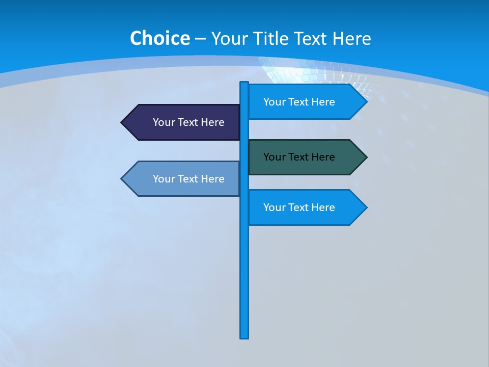 Discoball Music Ball PowerPoint Template