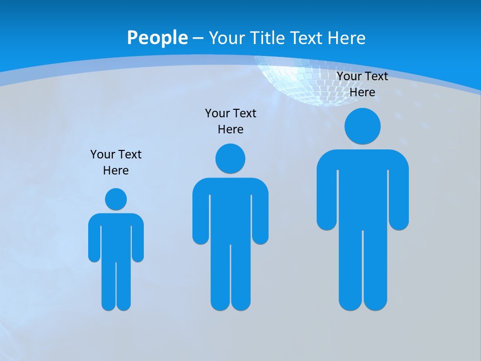 Discoball Music Ball PowerPoint Template