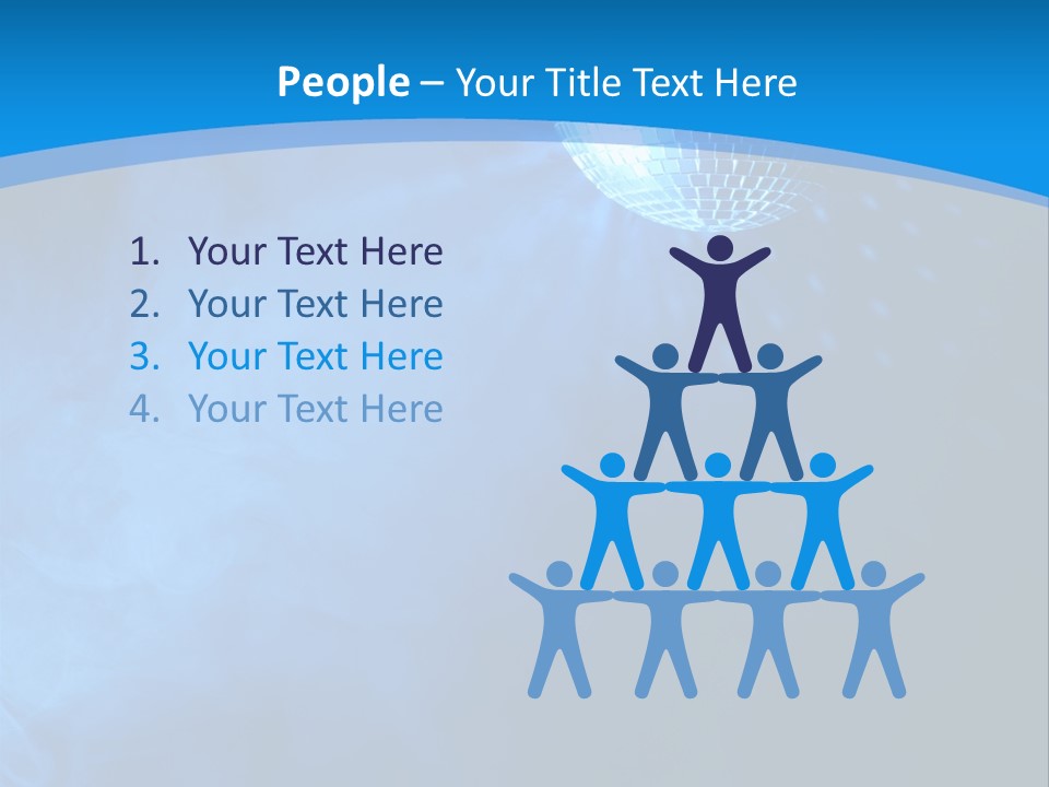 Discoball Music Ball PowerPoint Template