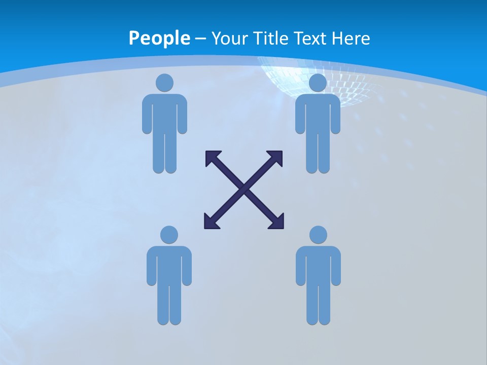 Discoball Music Ball PowerPoint Template