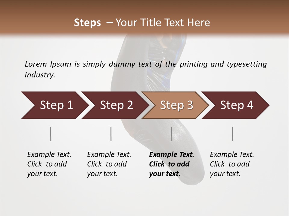 Action Mid Air Teenager PowerPoint Template
