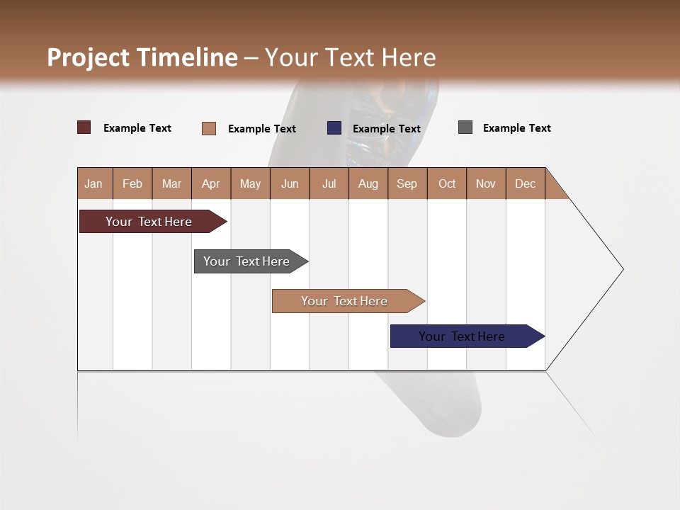 Action Mid Air Teenager PowerPoint Template