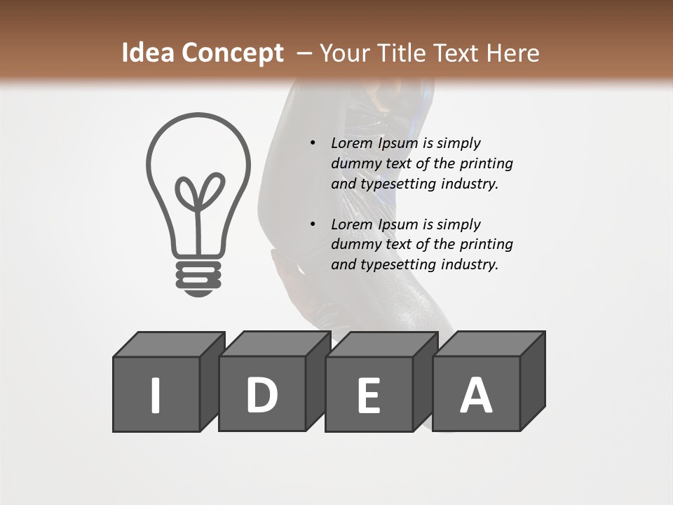 Action Mid Air Teenager PowerPoint Template