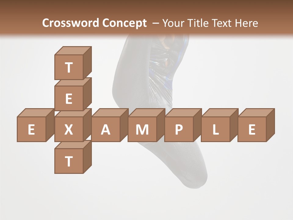 Action Mid Air Teenager PowerPoint Template