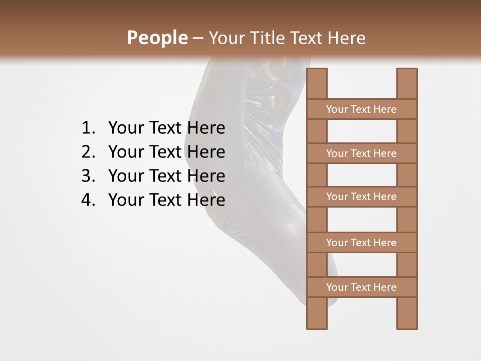 Action Mid Air Teenager PowerPoint Template