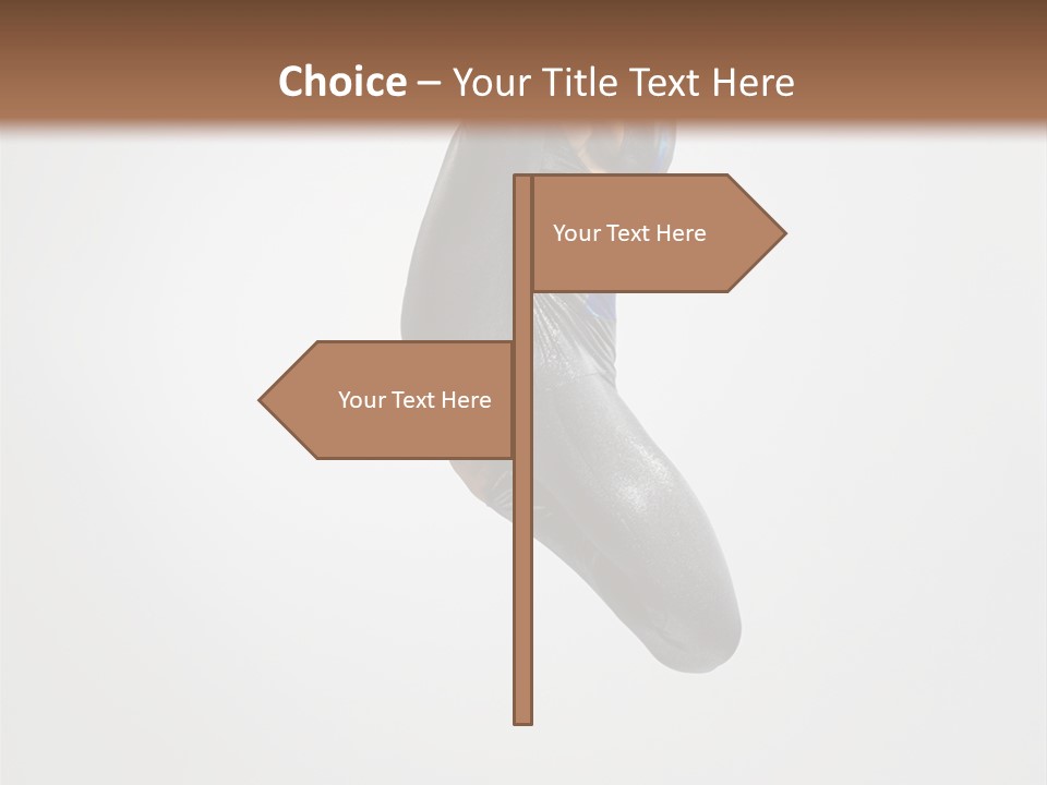 Action Mid Air Teenager PowerPoint Template