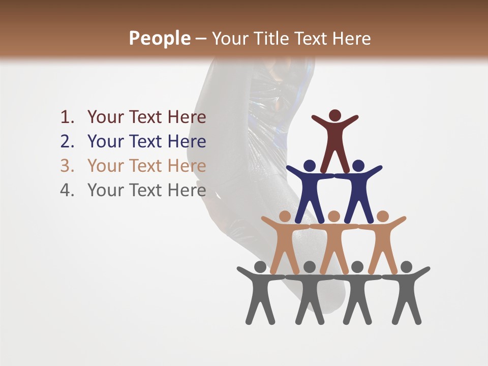 Action Mid Air Teenager PowerPoint Template