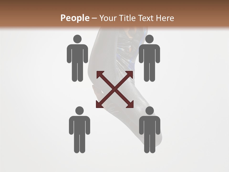 Action Mid Air Teenager PowerPoint Template