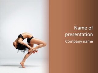 Posing Lifestyle Elegance PowerPoint Template