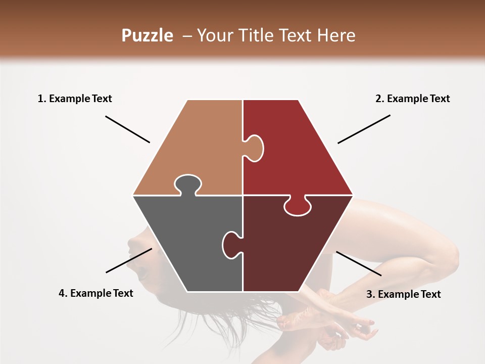 Posing Lifestyle Elegance PowerPoint Template