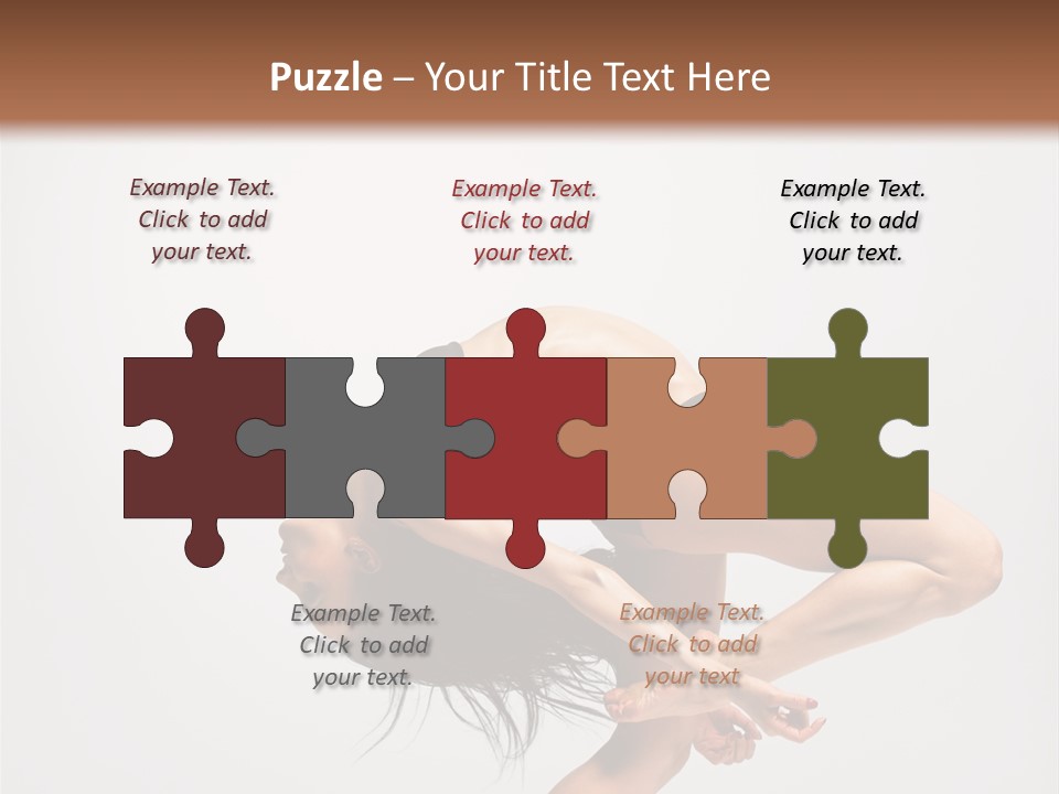 Posing Lifestyle Elegance PowerPoint Template