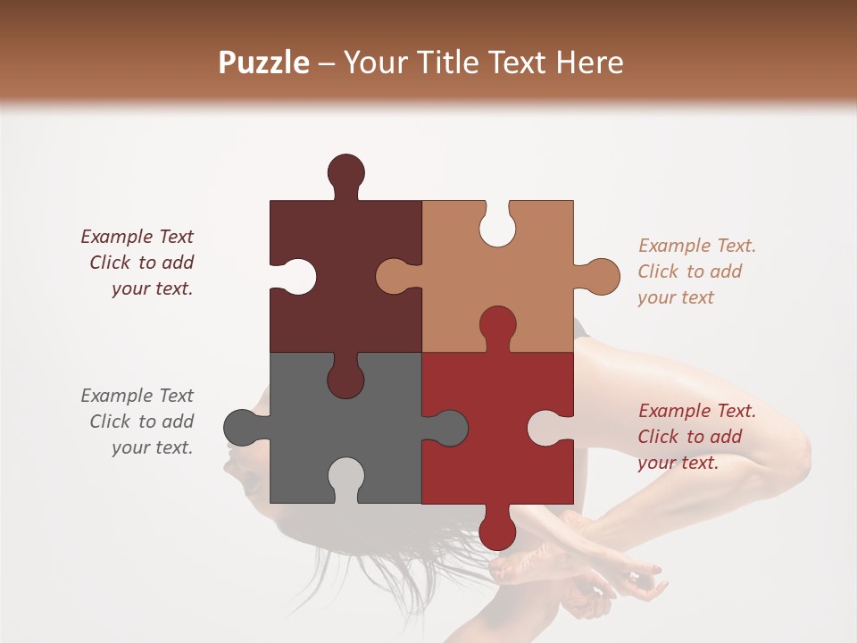 Posing Lifestyle Elegance PowerPoint Template