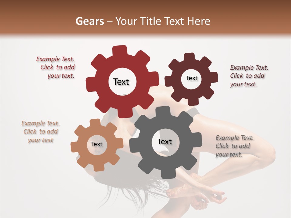 Posing Lifestyle Elegance PowerPoint Template