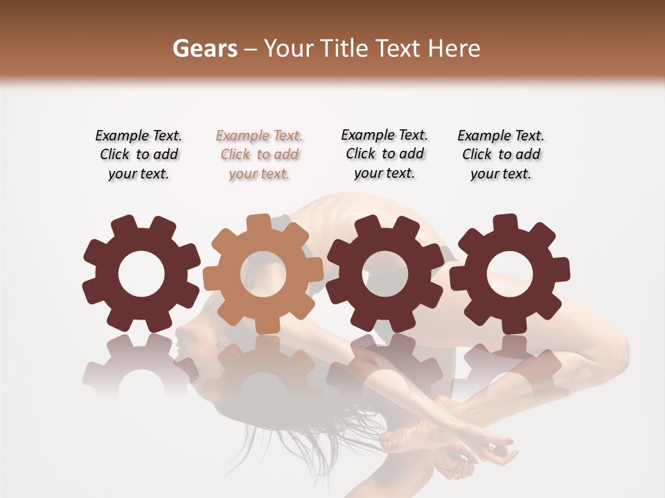 Posing Lifestyle Elegance PowerPoint Template