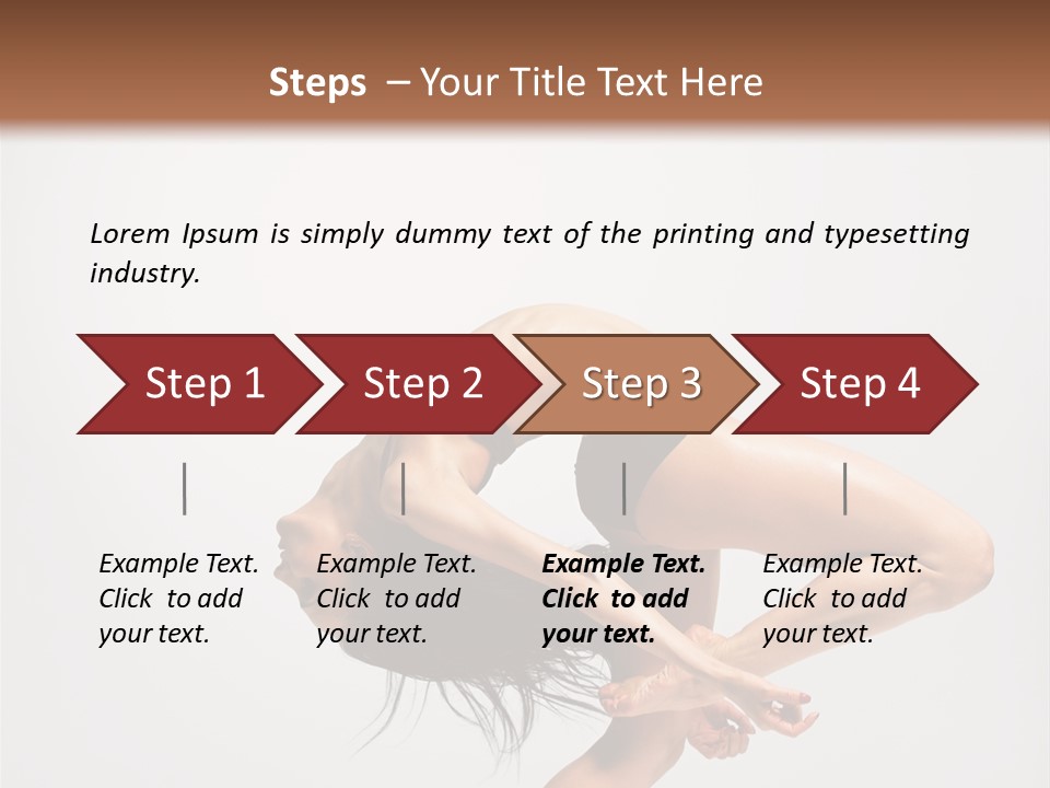 Posing Lifestyle Elegance PowerPoint Template