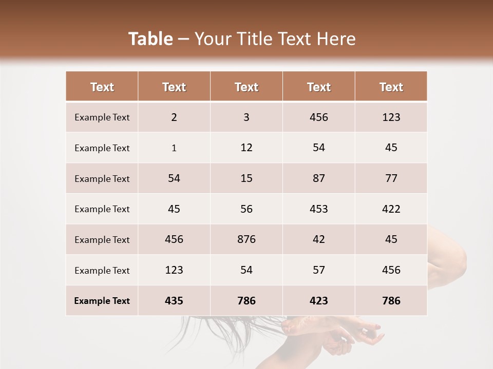 Posing Lifestyle Elegance PowerPoint Template