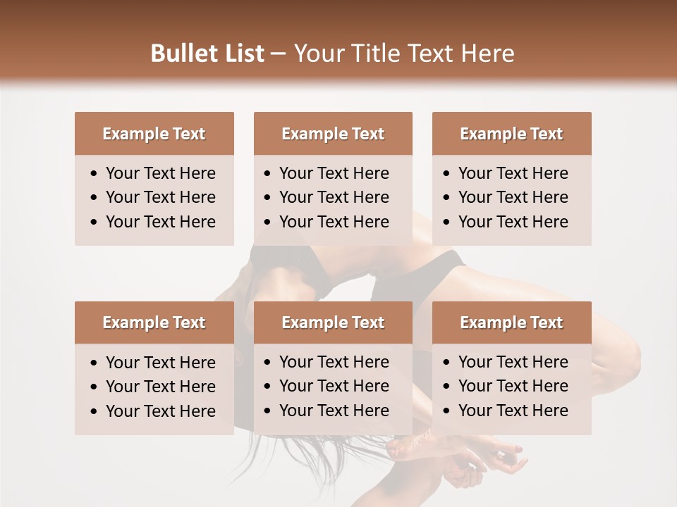 Posing Lifestyle Elegance PowerPoint Template