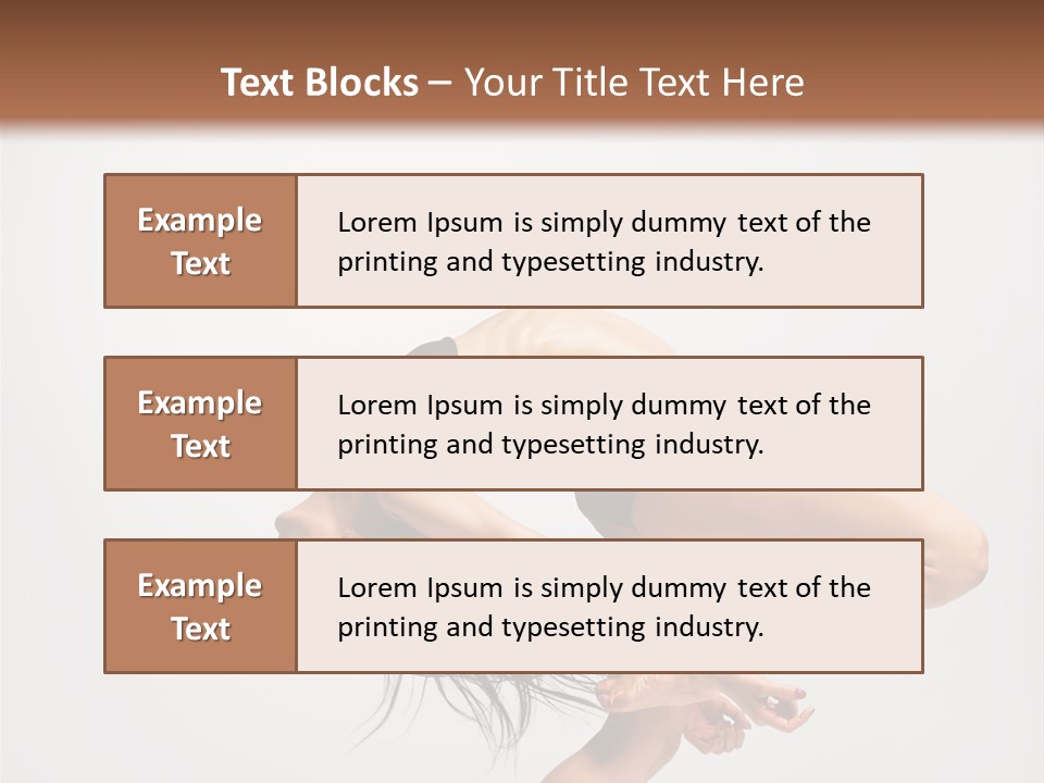 Posing Lifestyle Elegance PowerPoint Template