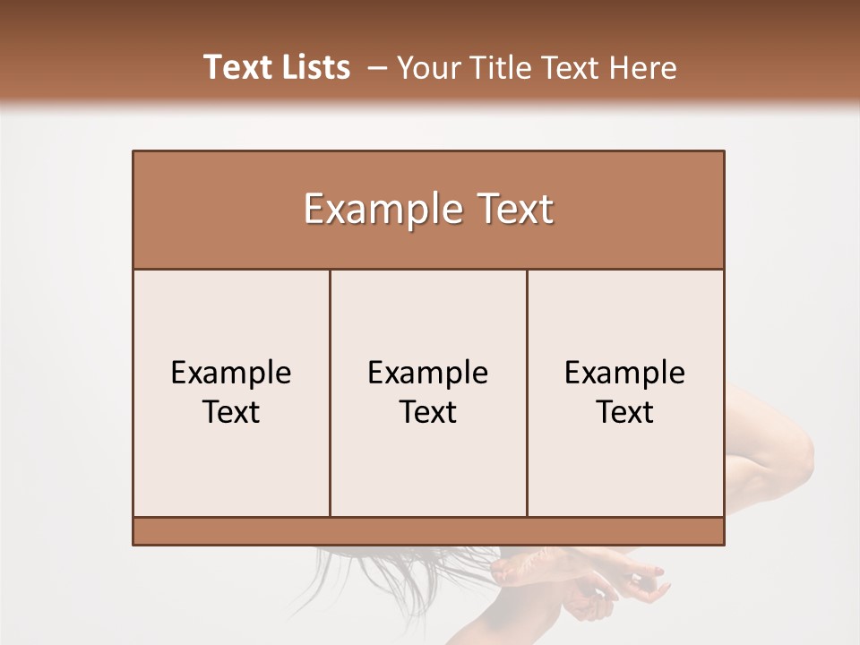 Posing Lifestyle Elegance PowerPoint Template