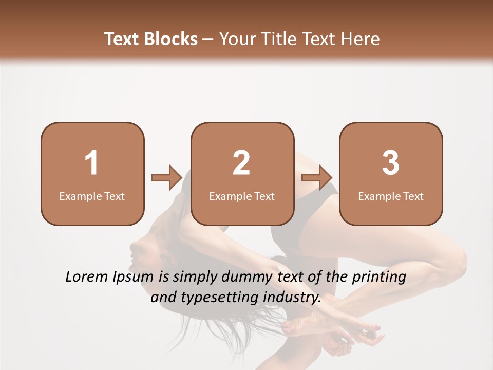Posing Lifestyle Elegance PowerPoint Template