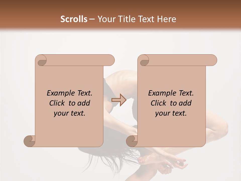Posing Lifestyle Elegance PowerPoint Template
