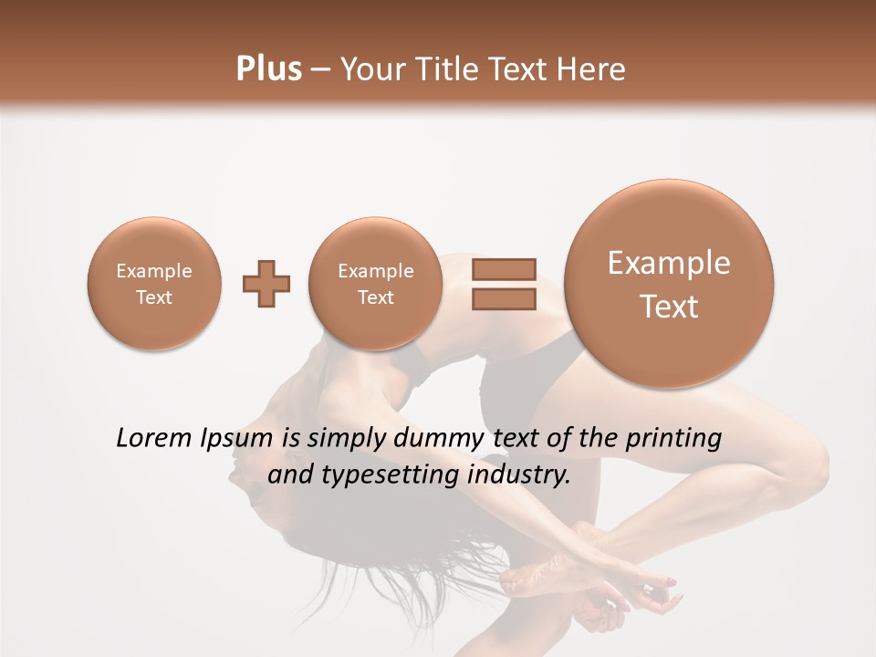Posing Lifestyle Elegance PowerPoint Template