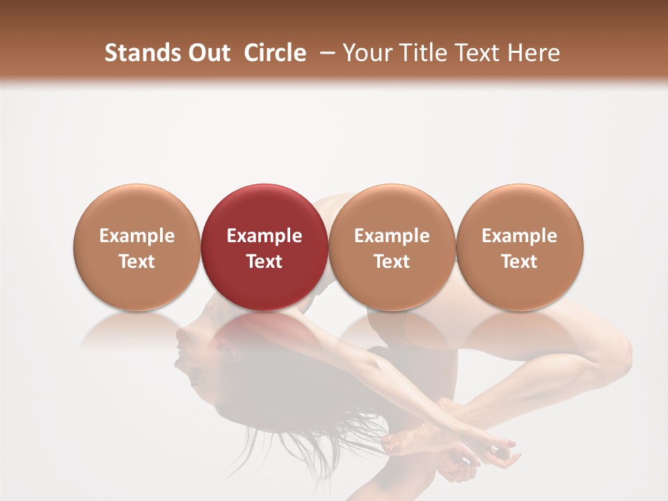 Posing Lifestyle Elegance PowerPoint Template