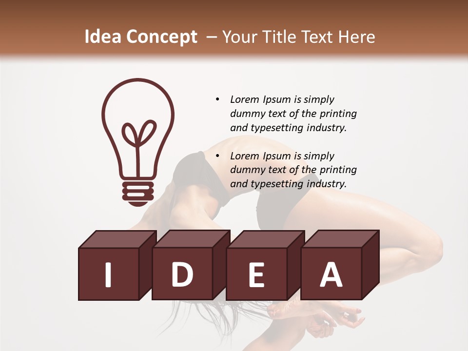 Posing Lifestyle Elegance PowerPoint Template