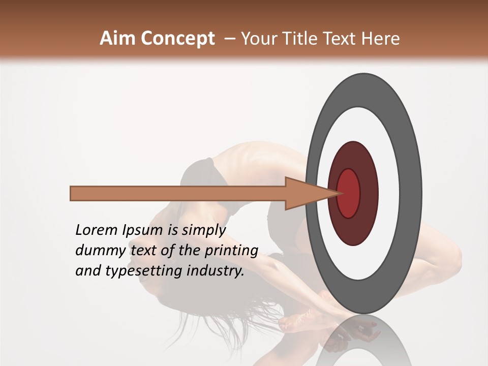 Posing Lifestyle Elegance PowerPoint Template