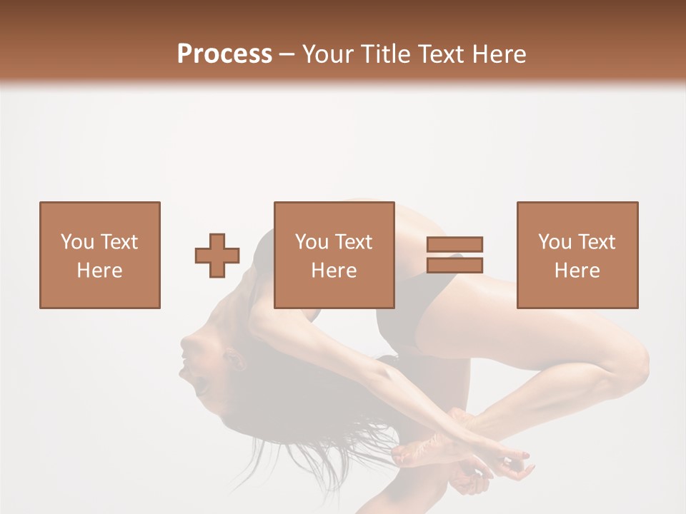 Posing Lifestyle Elegance PowerPoint Template