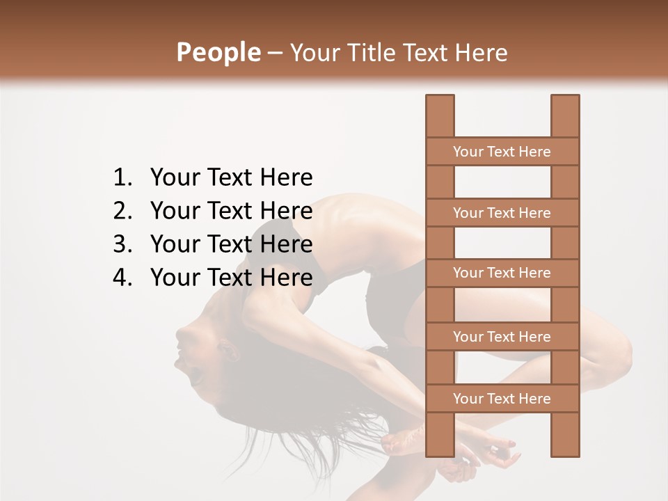 Posing Lifestyle Elegance PowerPoint Template